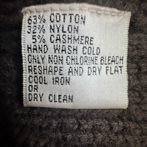 Talbots Petites Brown Cable Knit Vest Sz Medium - Picture 11 of 11